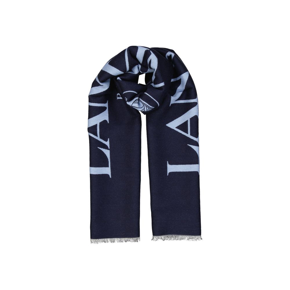 Lanvin Blue Silk Scarf - Image 2