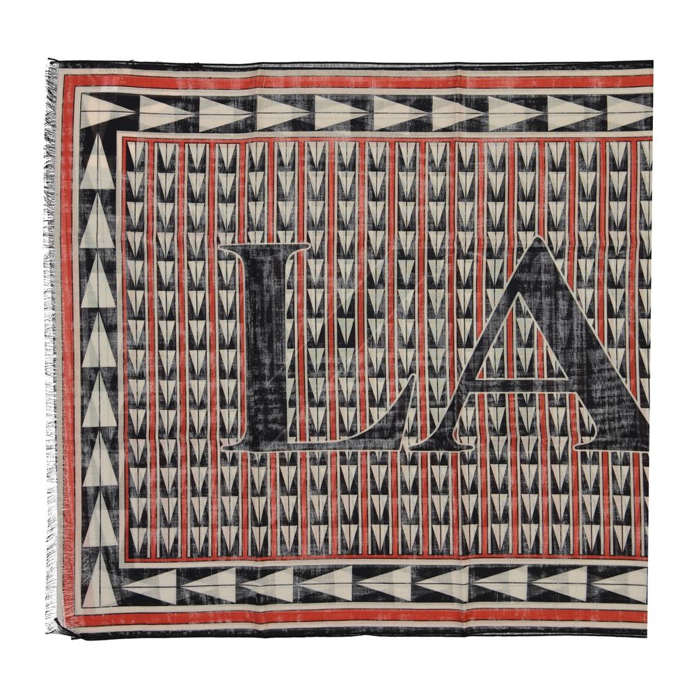 Lanvin Black Wool Scarf - Image 3