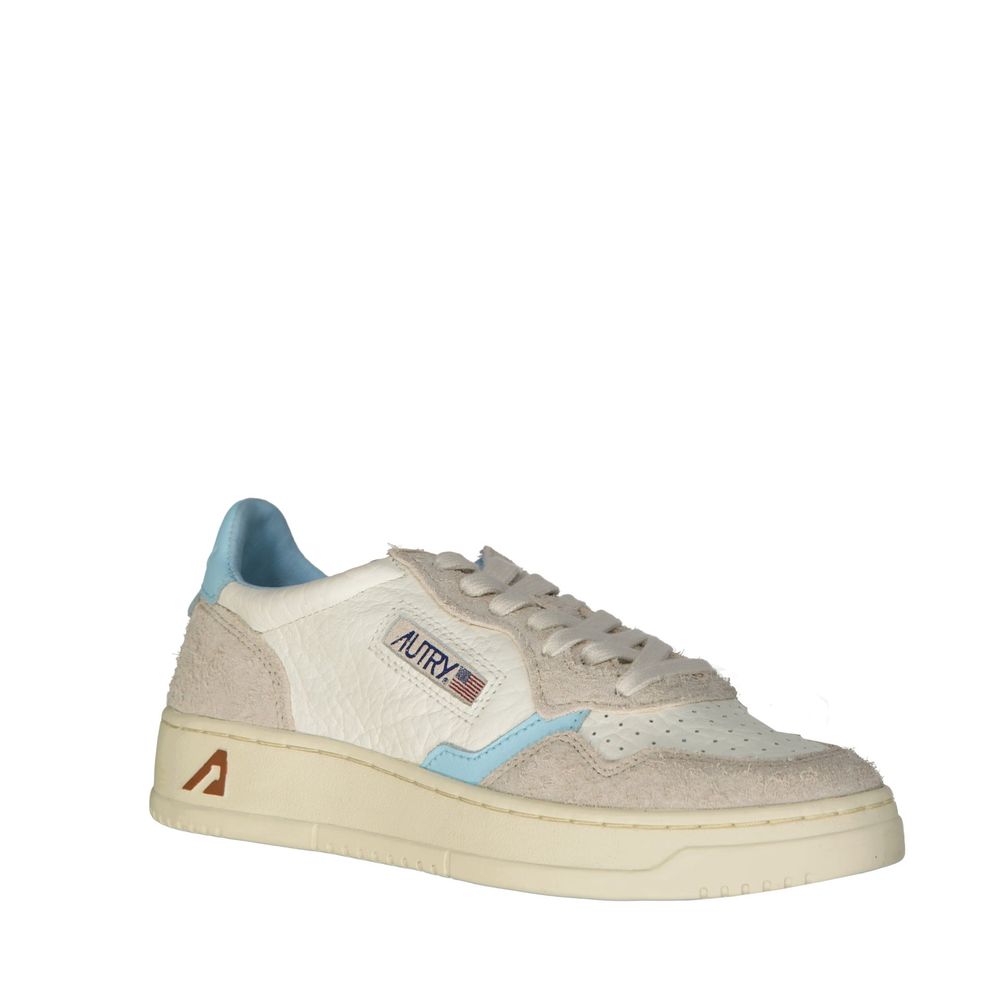 Autry White Leather Low Top Sneakers - Image 2