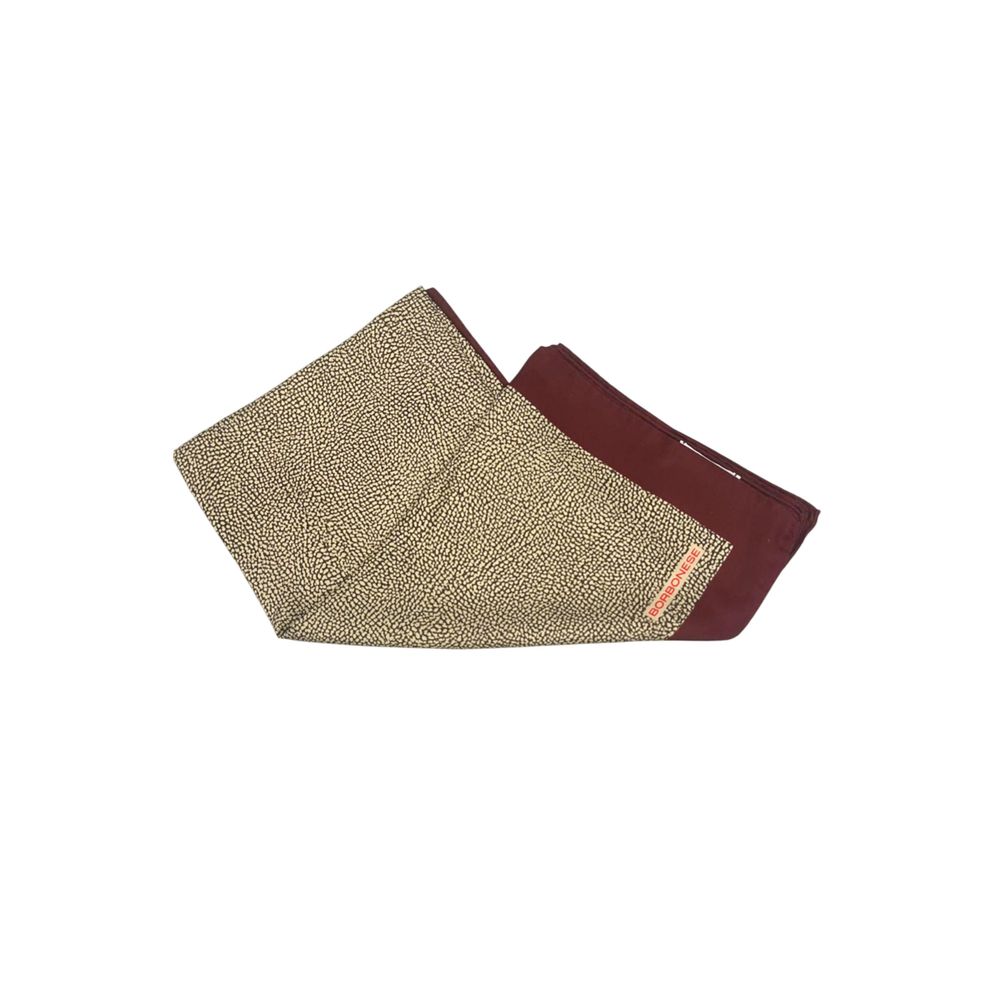 Borbonese Red Silk Women Scarf - Image 3