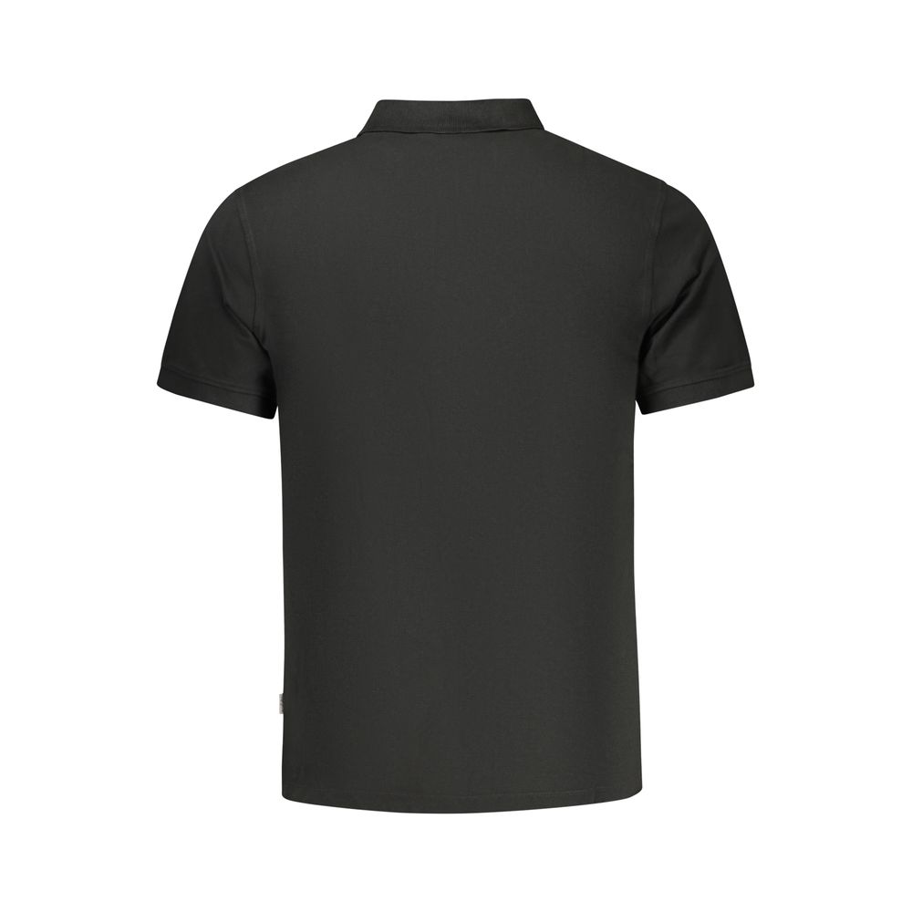 Pepe Jeans Black Cotton Men's Polo Shirt - Image 2