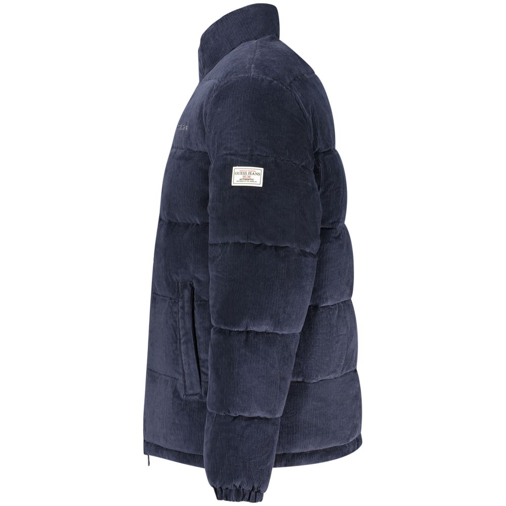 Guess Jeans Blue Polyester Men's Jacket - Image 3