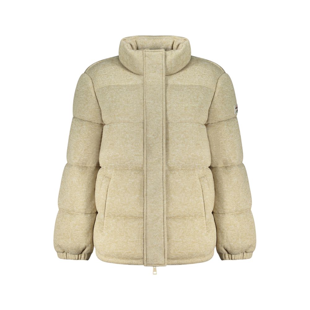 Guess Jeans Beige Polyester Coat