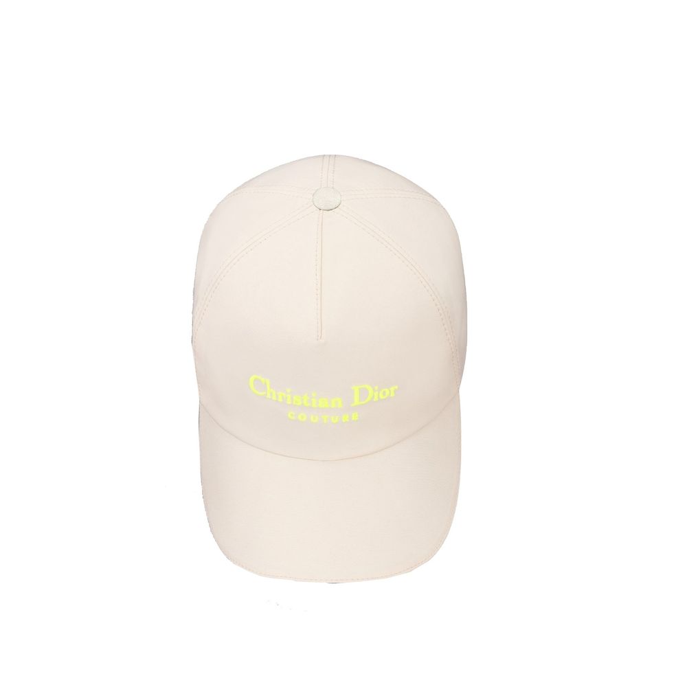 Dior Beige Cotton Cap (Baseball Hat) - Image 4