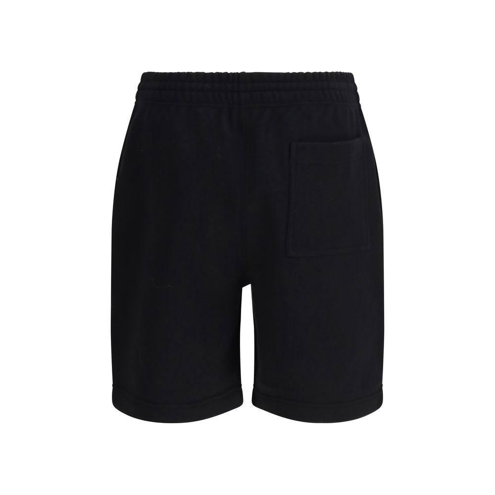 Burberry Black Cotton Bermuda Shorts - Image 2