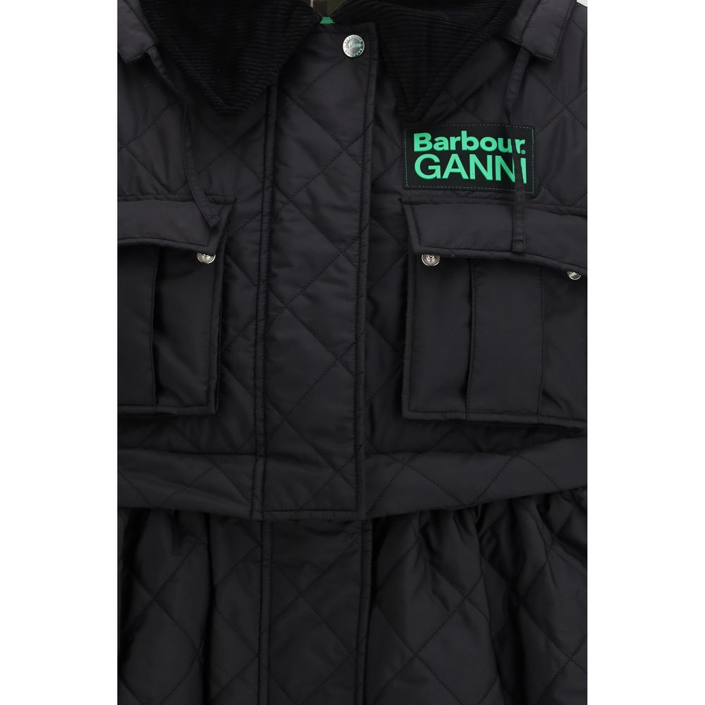 Barbour Black Polyester Coat - Image 3