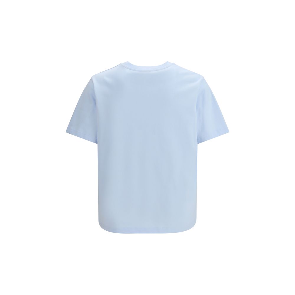 Casablanca Light Blue Cotton T-Shirt - Image 2
