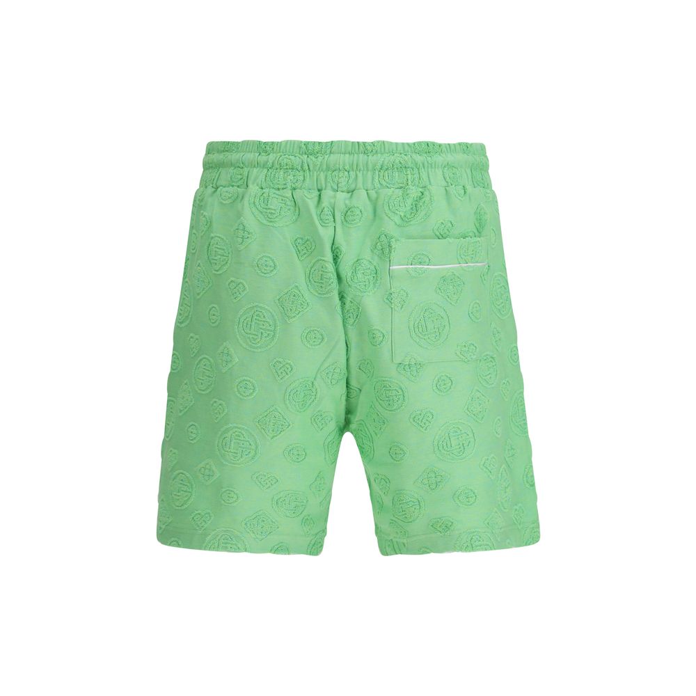 Casablanca Bicolor Cotton Bermuda Shorts - Image 2
