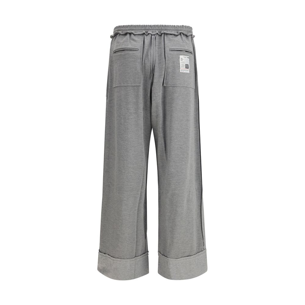 Maison Mihara Yasuhiro Gray Rayon Casual Pants - Image 2