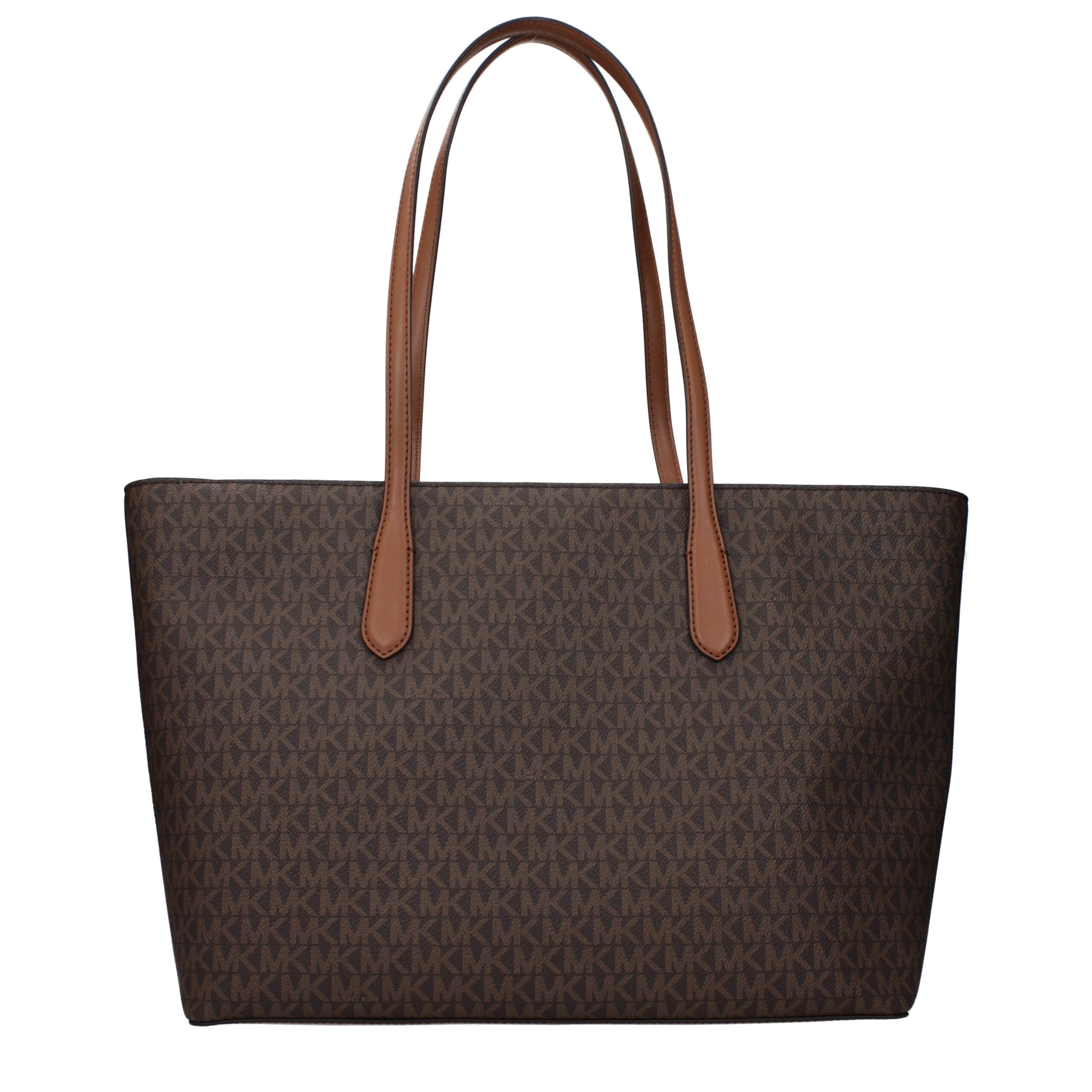 Michael Kors Brown Fabric Shoulder Bag - Image 3