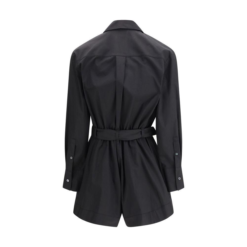 PINKO Black Cotton Jumpsuit - Image 2