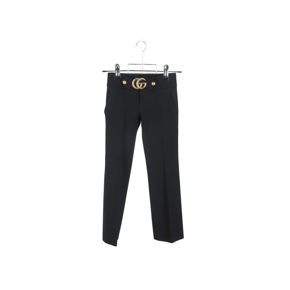 Gucci Black Viscose Dress Pants - Image 2