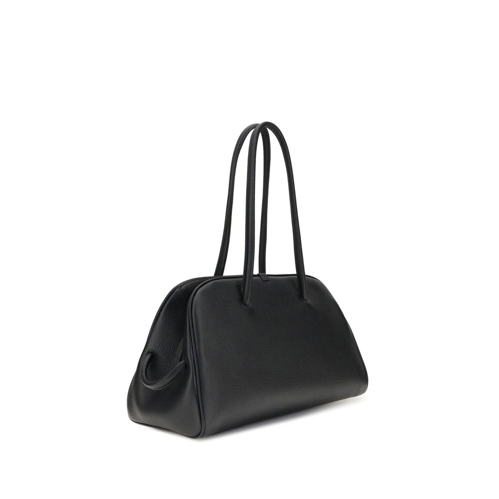 Jacquemus Black Calf Leather Bos Taurus Handbag - Image 3