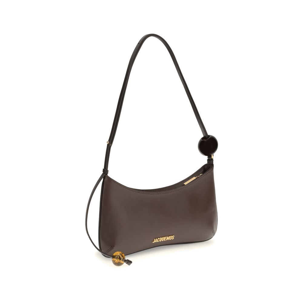 Jacquemus Brown Calf Leather Bos Taurus Shoulder Bag - Image 2