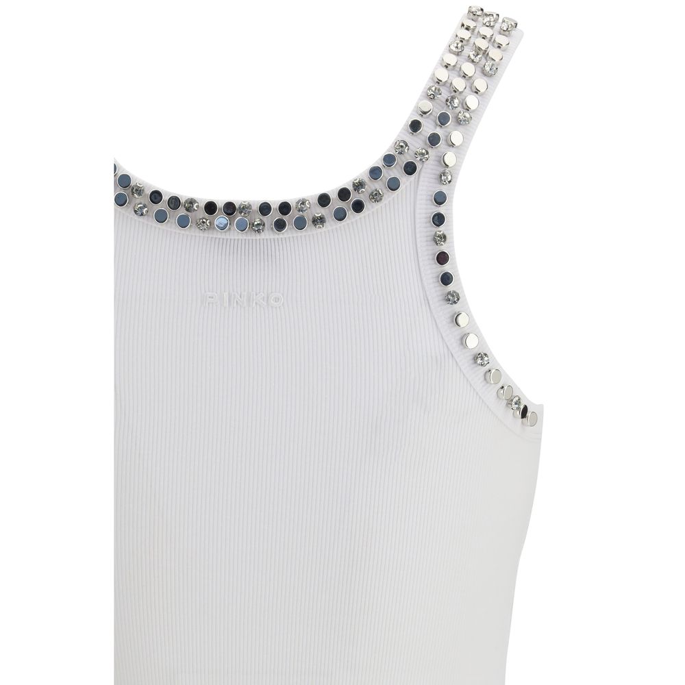 PINKO White Cotton Top - Image 3