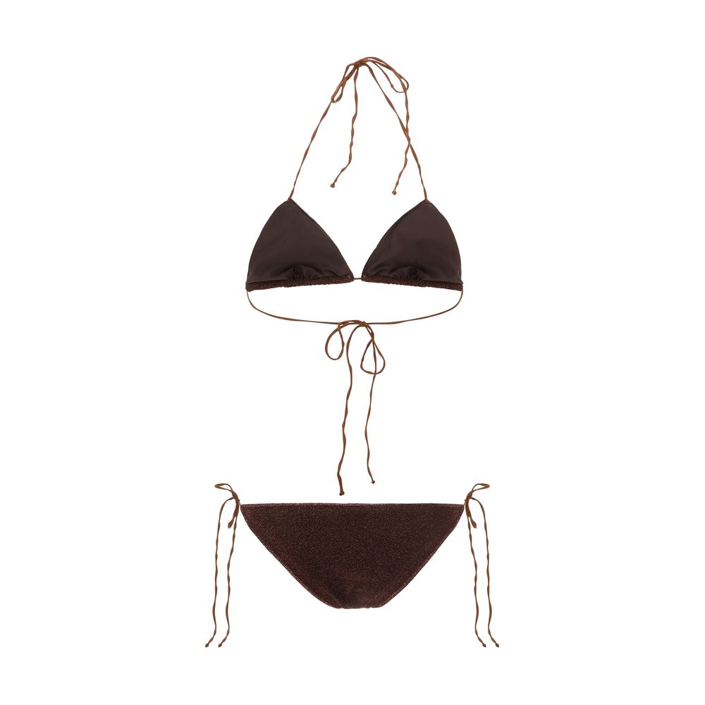 Oséree Brown Elastane Bikini - Image 2