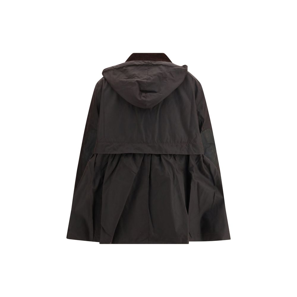 Barbour Brown Cotton Coat - Image 2