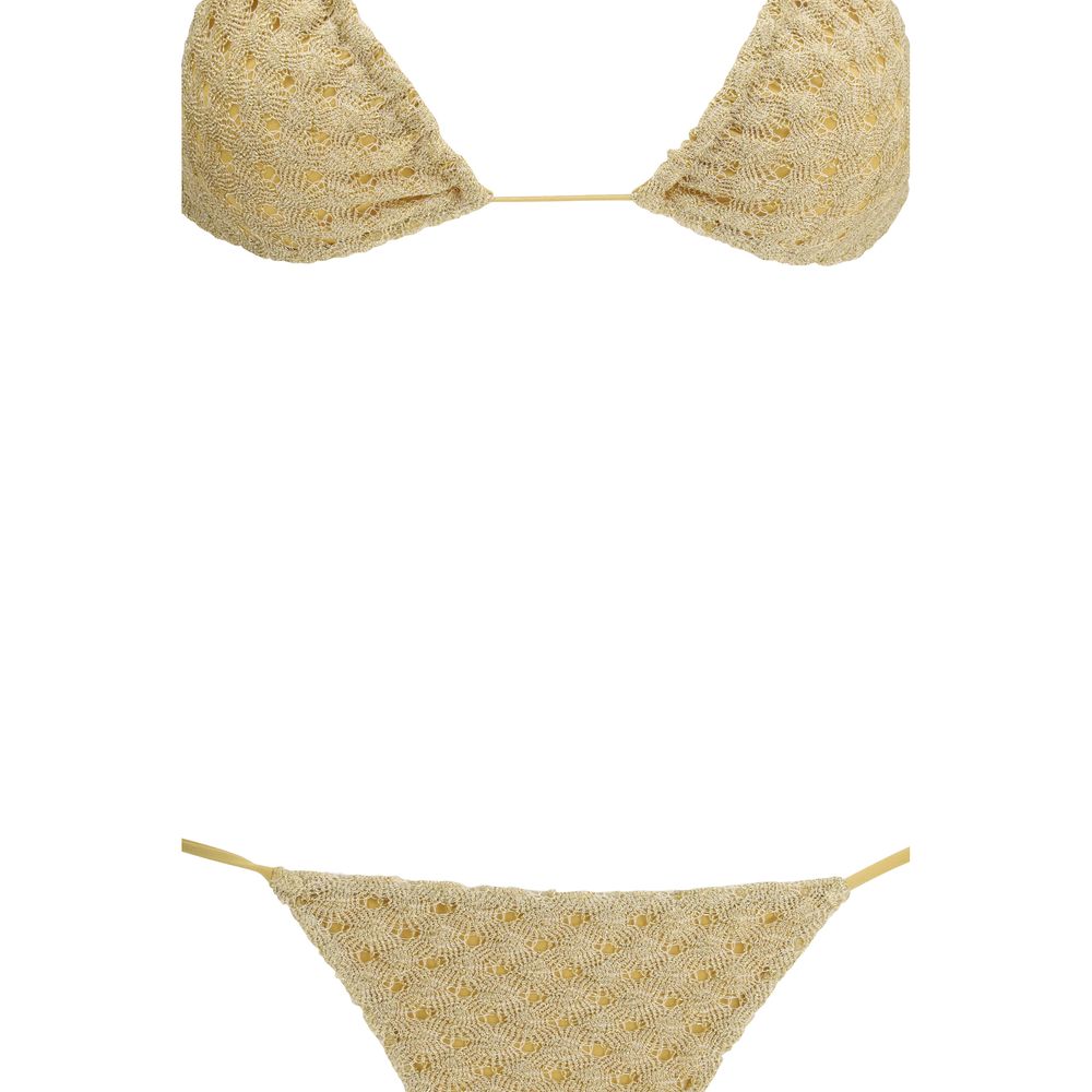 Missoni Gold Viscose Bikini - Image 3