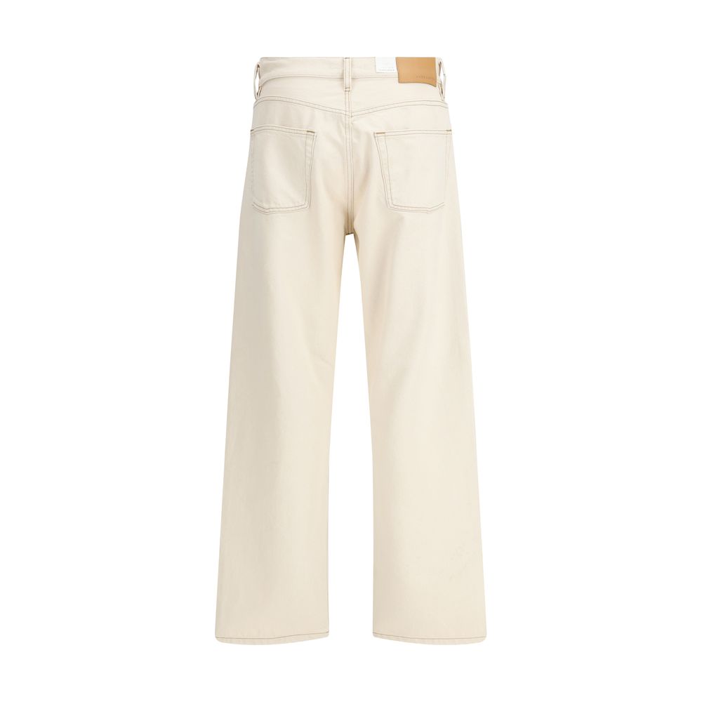 Sunflower Cream Cotton Relaxed Fit Jeans - Image 2