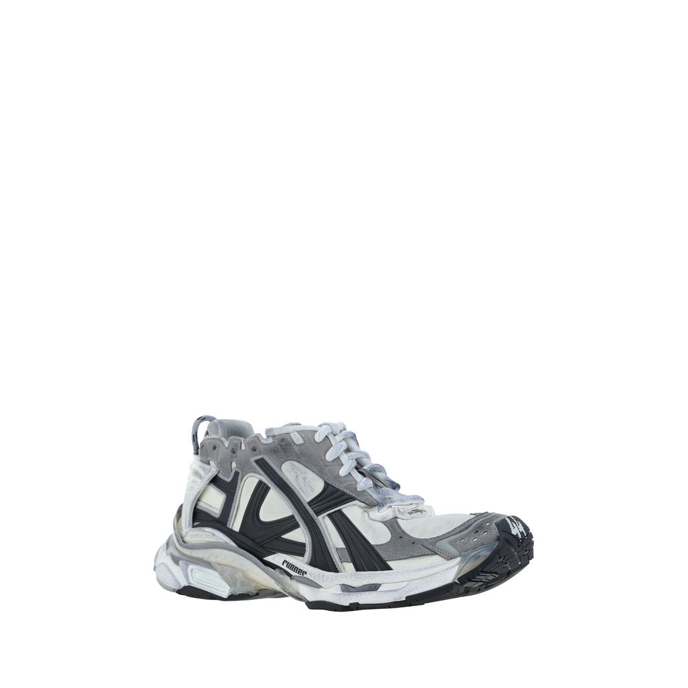 Balenciaga Gray Polyurethane Athletic Sneakers - Image 2