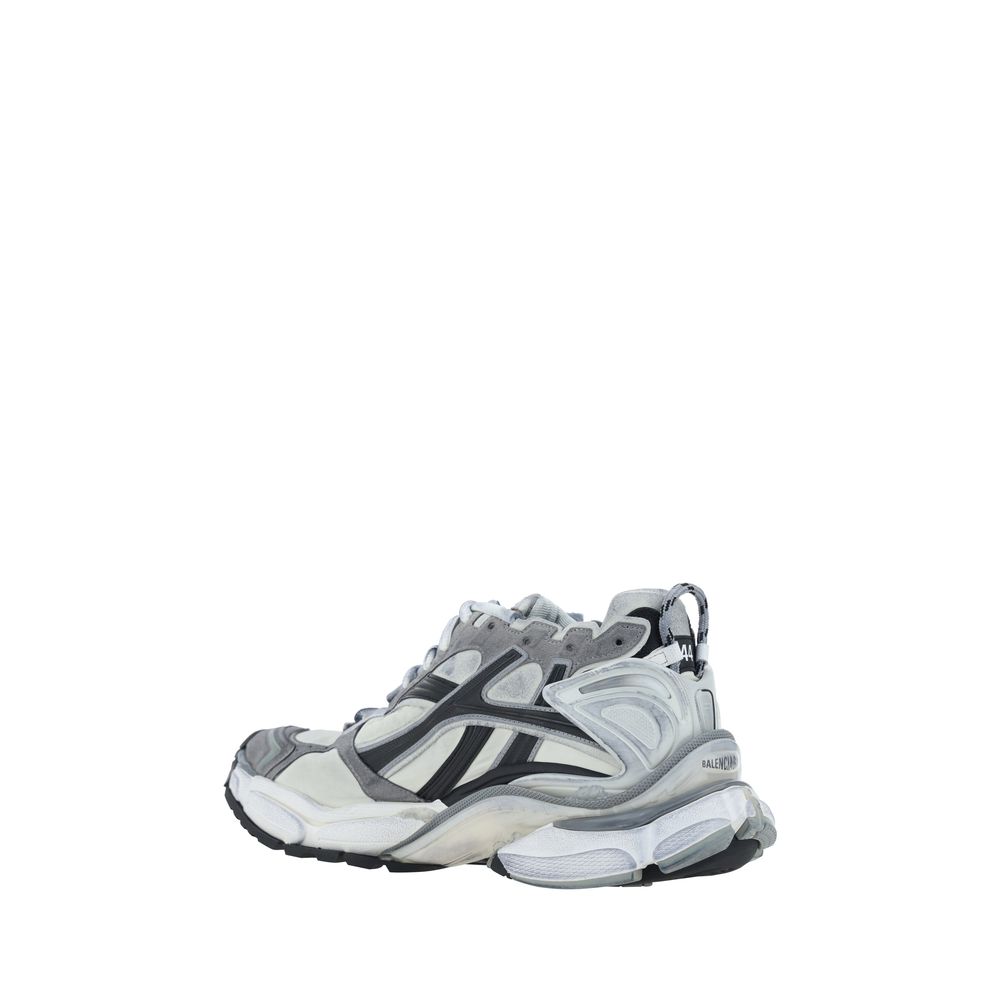 Balenciaga Gray Polyurethane Athletic Sneakers - Image 3