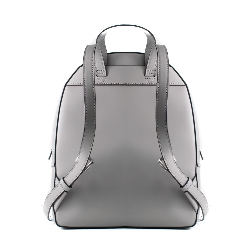 Michael Kors Gray Leather Backpack - Image 2