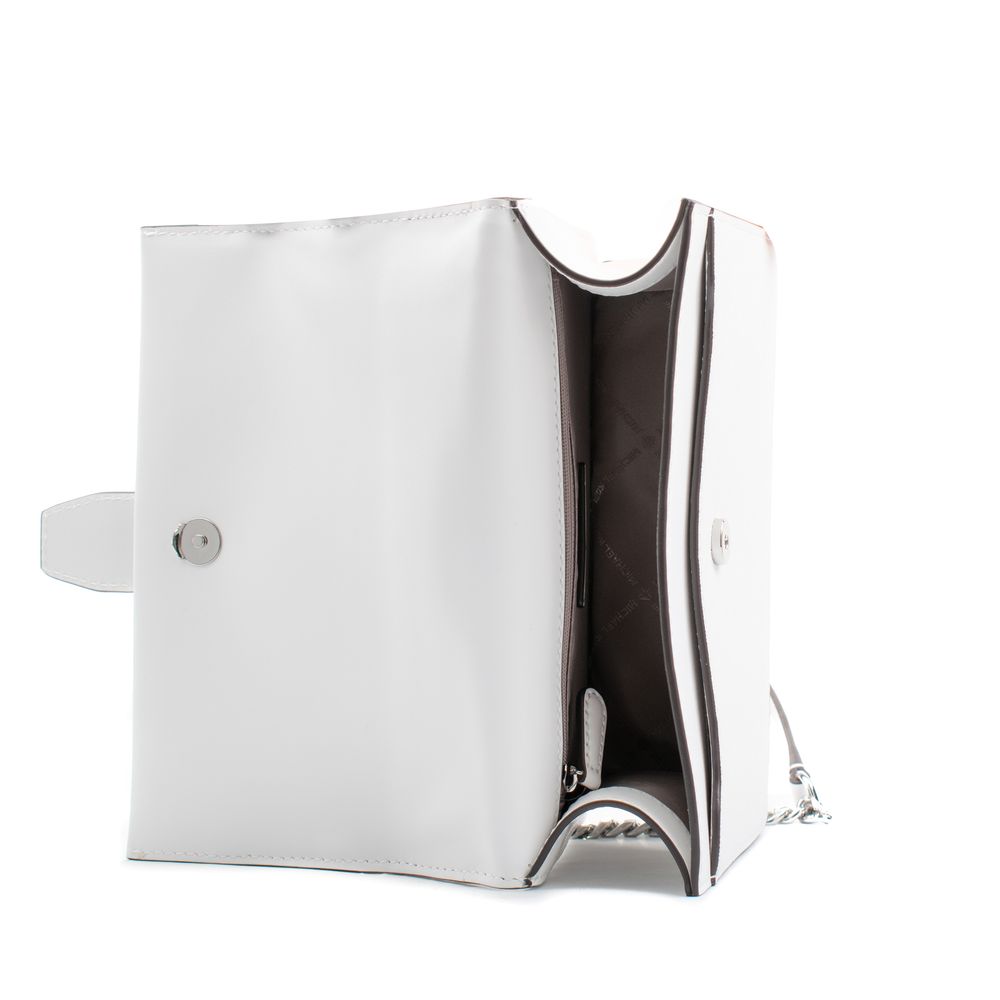 Michael Kors White Leather Shoulder Bag - Image 3