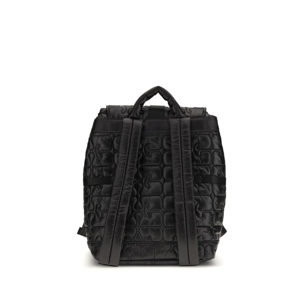 Ganni Black Recycled Polyamide Backpack - Image 2