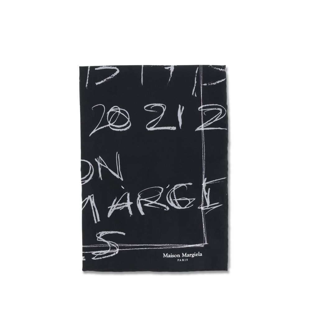 Margiela Black Silk Scarf