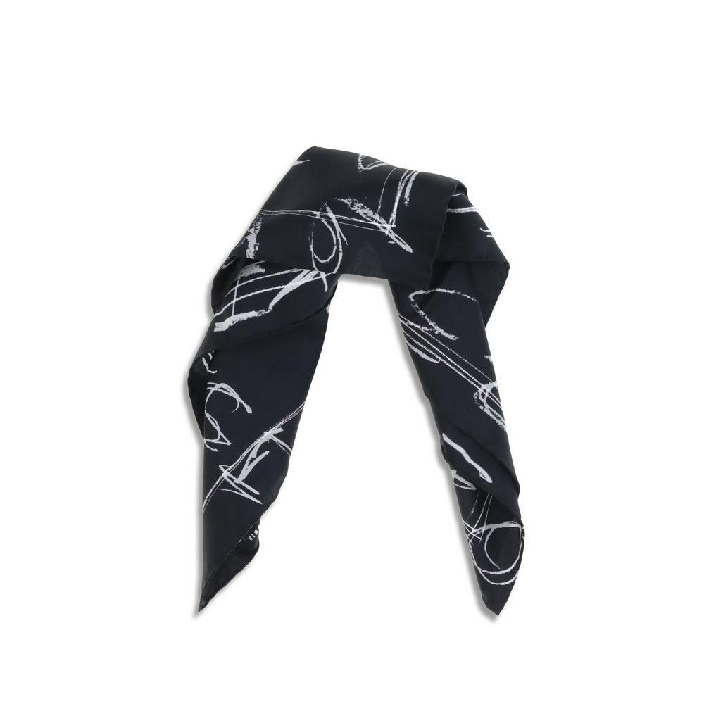 Margiela Black Silk Scarf - Image 2