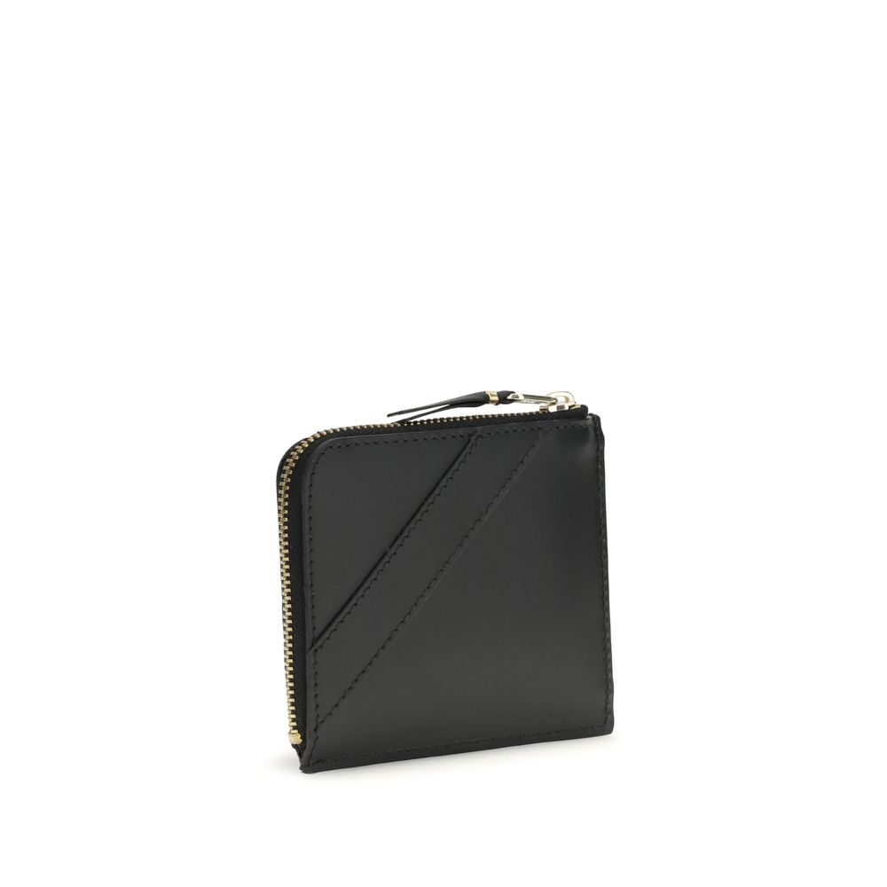 Comme Des Garçons Black Calf Leather Bos Taurus Wallet - Image 2