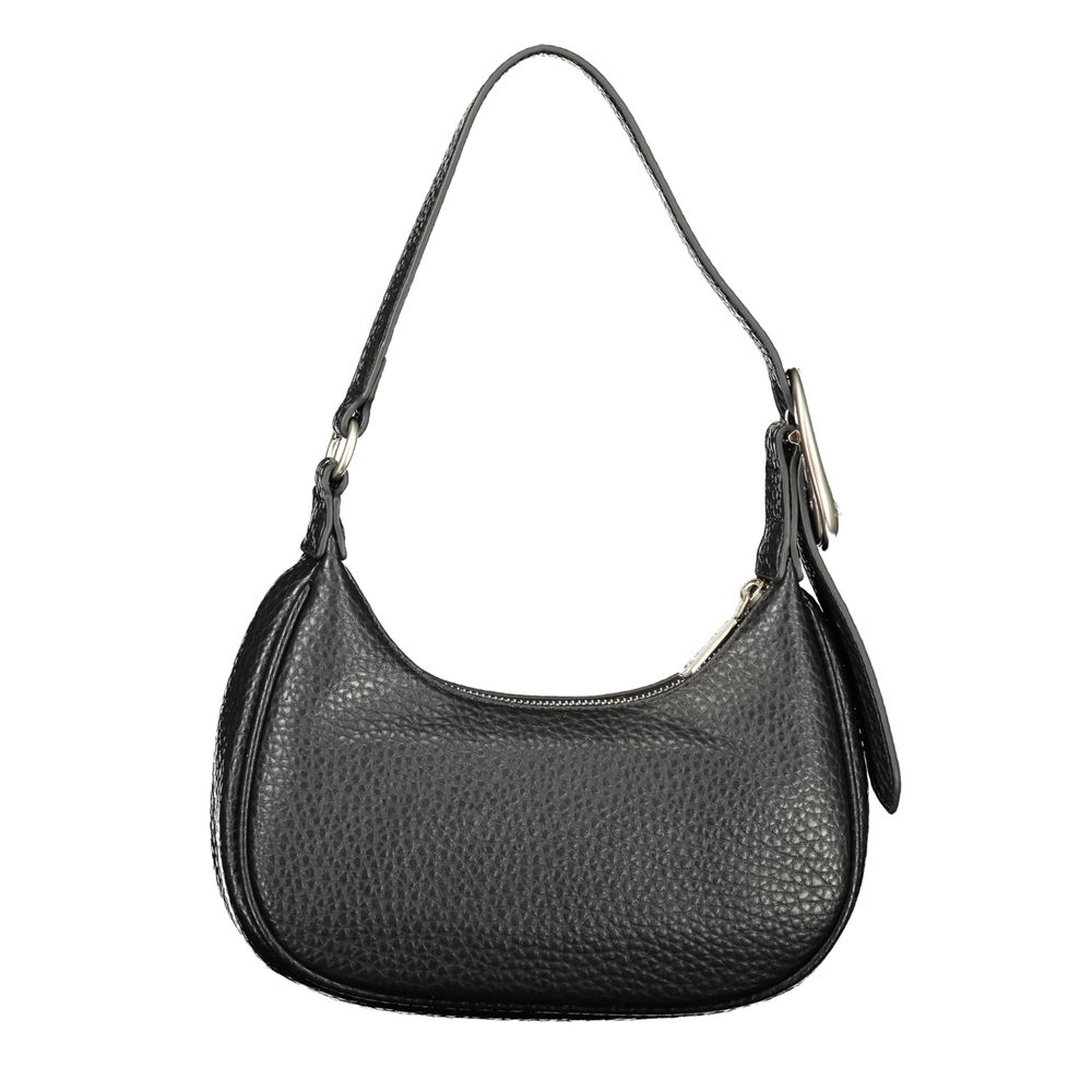 Mario Valentino Black Polyurethane Women Shoulder Bag - Image 2