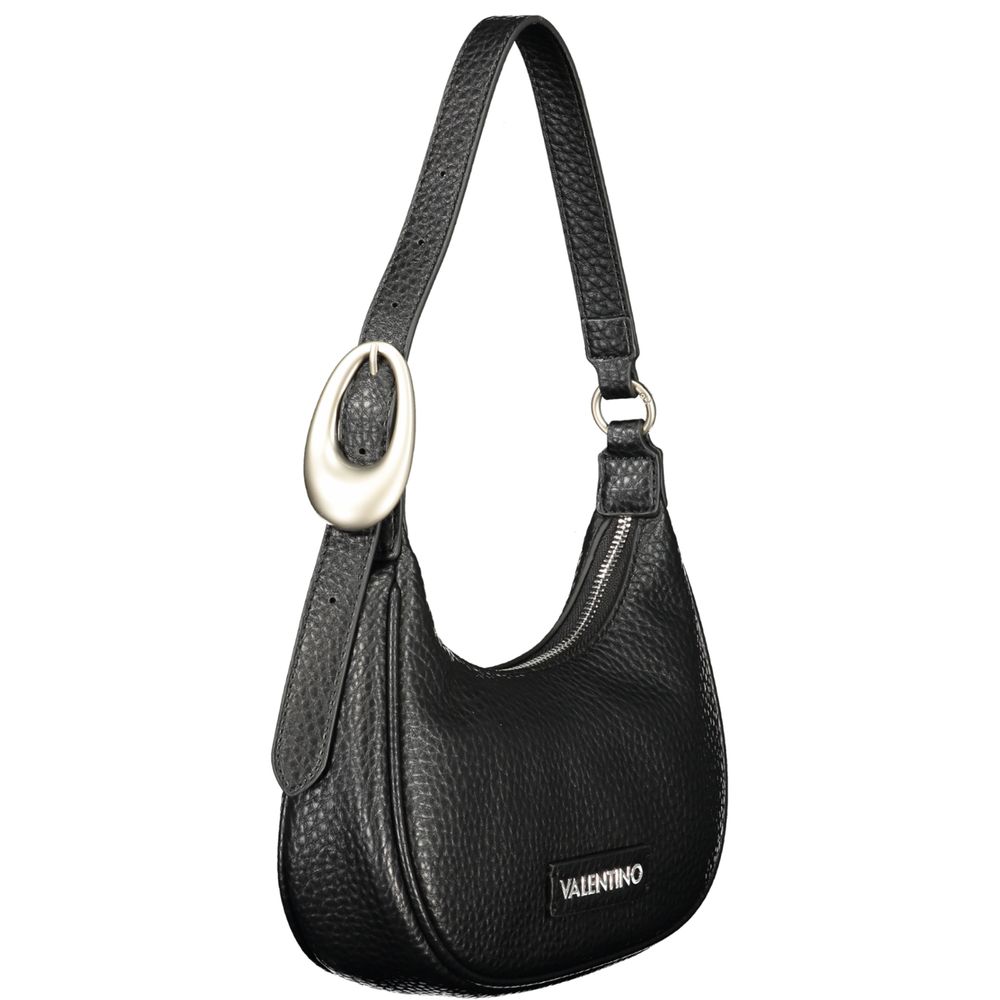 Mario Valentino Black Polyurethane Women Shoulder Bag - Image 3