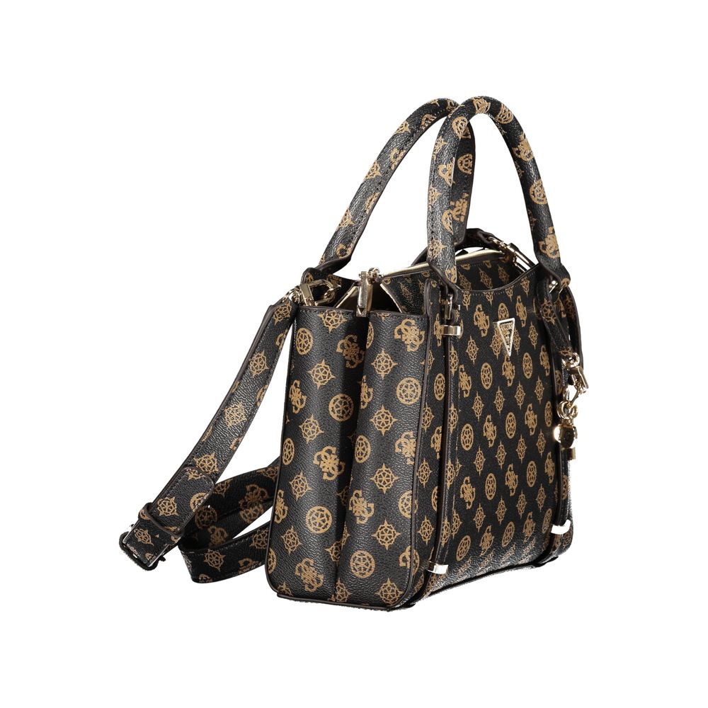 Guess Jeans Brown Polyethylene Handbag - Image 3