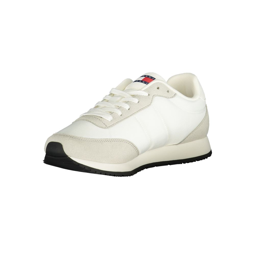 Tommy Hilfiger White Polyurethane Men Sneaker - Image 3