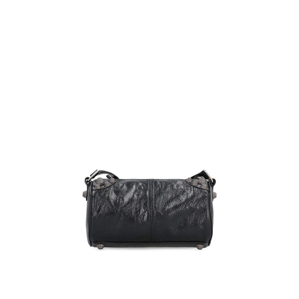 Balenciaga Black Lamb Leather Shoulder Bag - Image 3