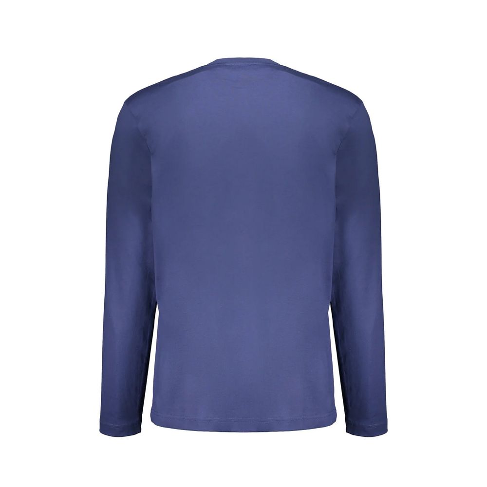 Off-White Blue Cotton T-Shirt - Image 2