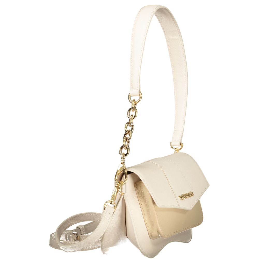 Mario Valentino Beige Polyurethane Women Handbag - Image 3