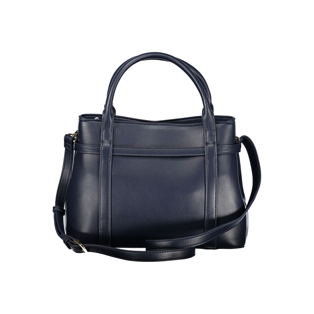 Mario Valentino Blu Polyurethane Woman Handbag - Image 2