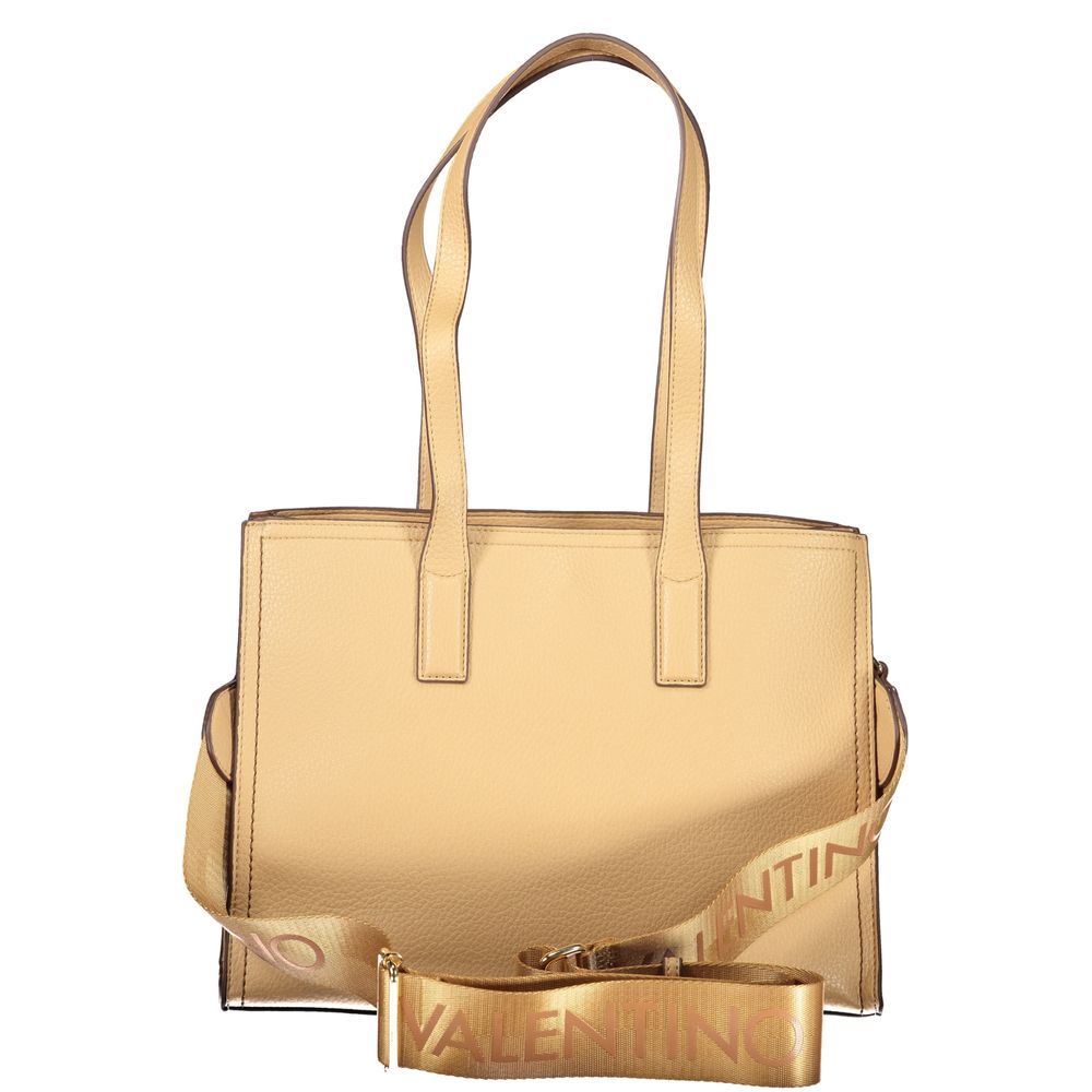 Mario Valentino Beige Polyurethane Women Handbag - Image 2