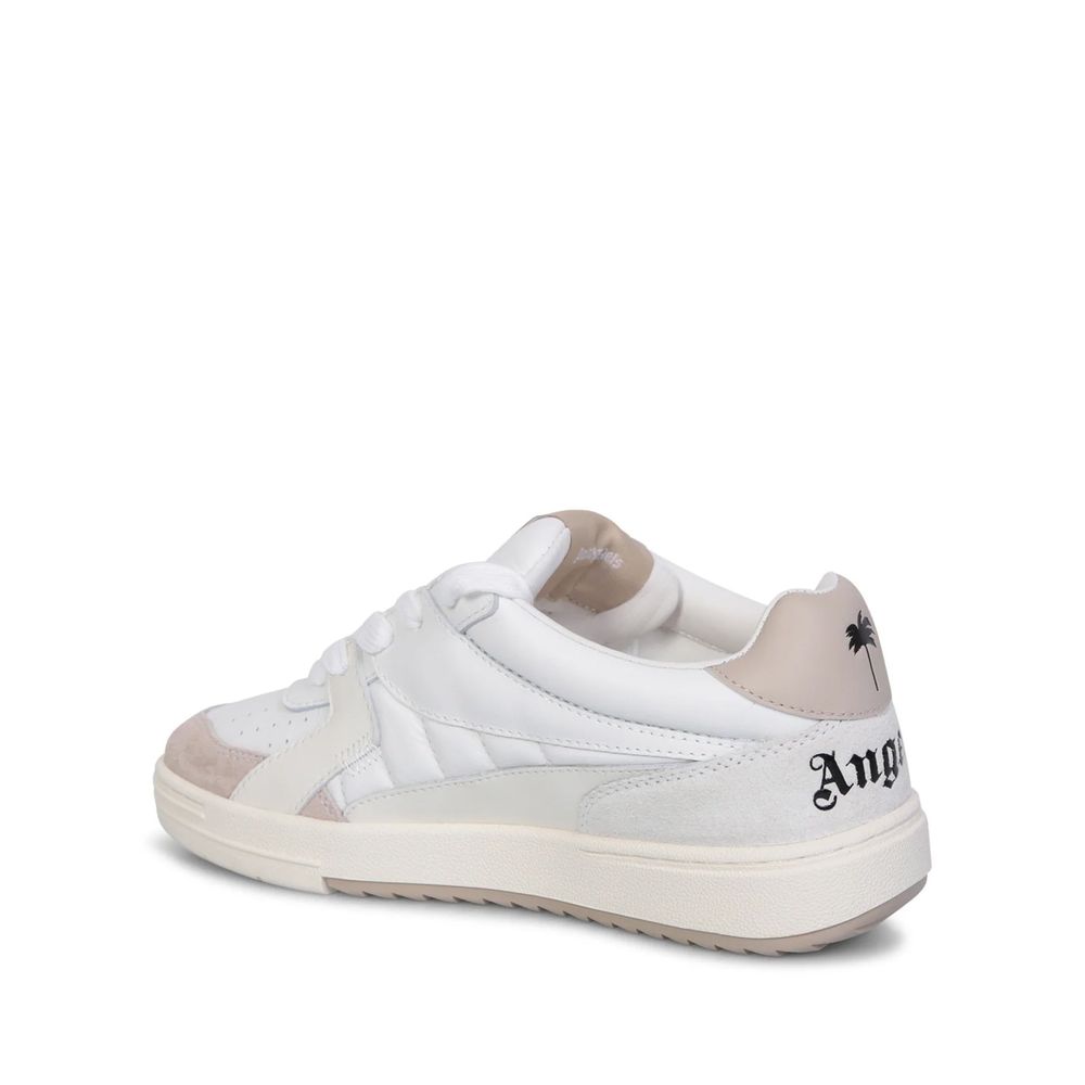 Palm Angels White Calfskin Low Top Sneakers - Image 3