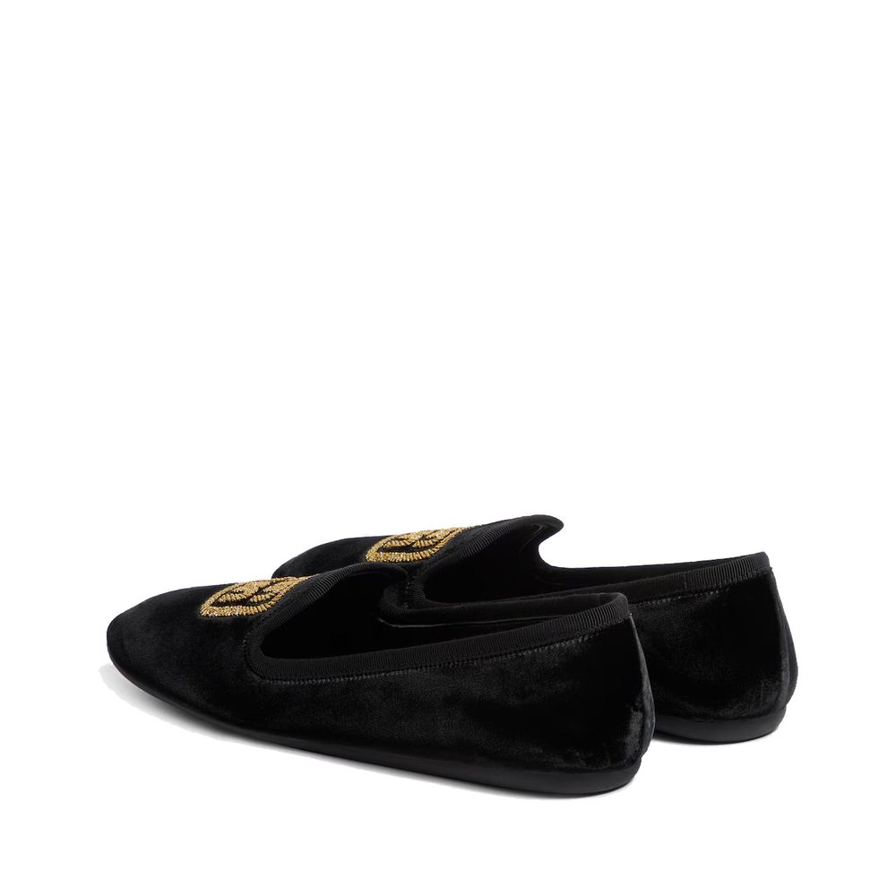Miu Miu Black Fabric Flats - Image 3