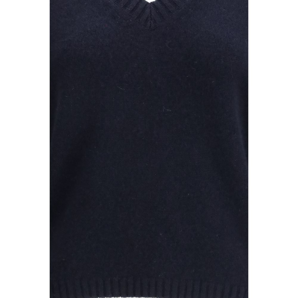 Allude Blue Cashmere Cashmere Sweater - Image 3