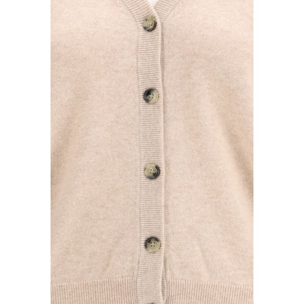Allude Cream Cashmere Cardigan - Image 3