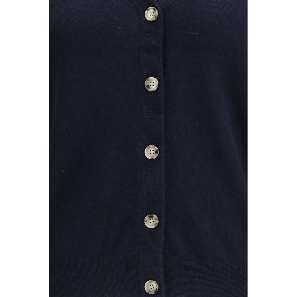 Allude Blue Cashmere Cardigan - Image 3