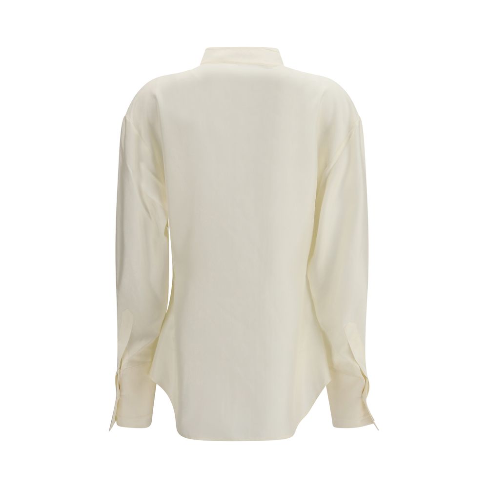 Rohe Cream Silk Dress Shirt - Image 2