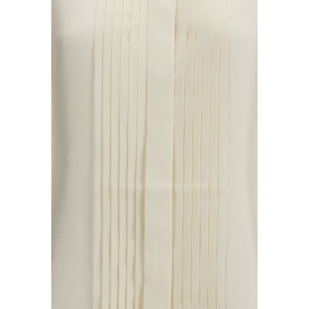 Rohe Cream Silk Dress Shirt - Image 3