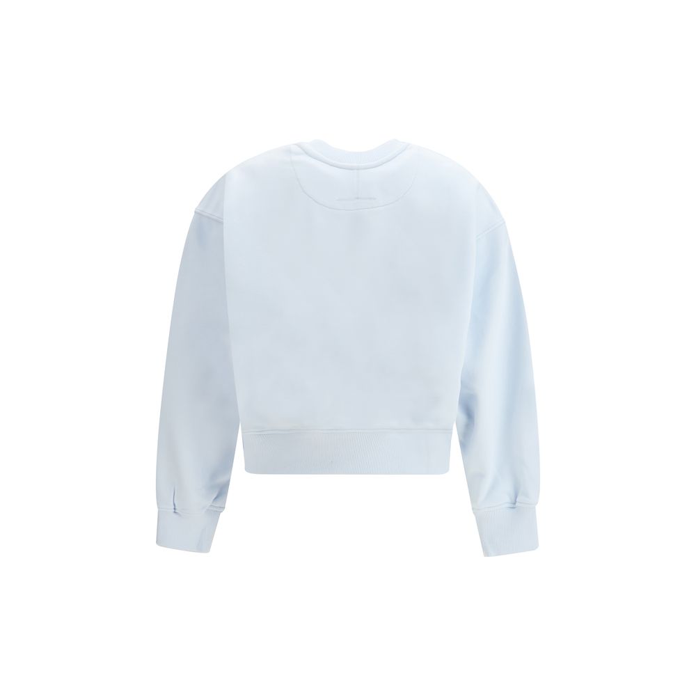 Alexander McQueen Light Blue Cotton Sweatshirt - Image 2