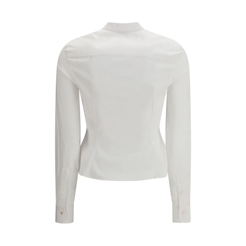 Alexander McQueen White Cotton Dress Shirt - Image 2