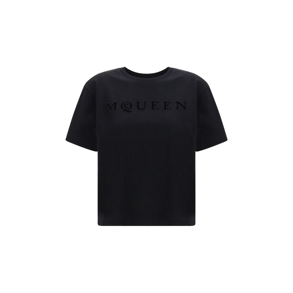Alexander McQueen Black Cotton T-Shirt